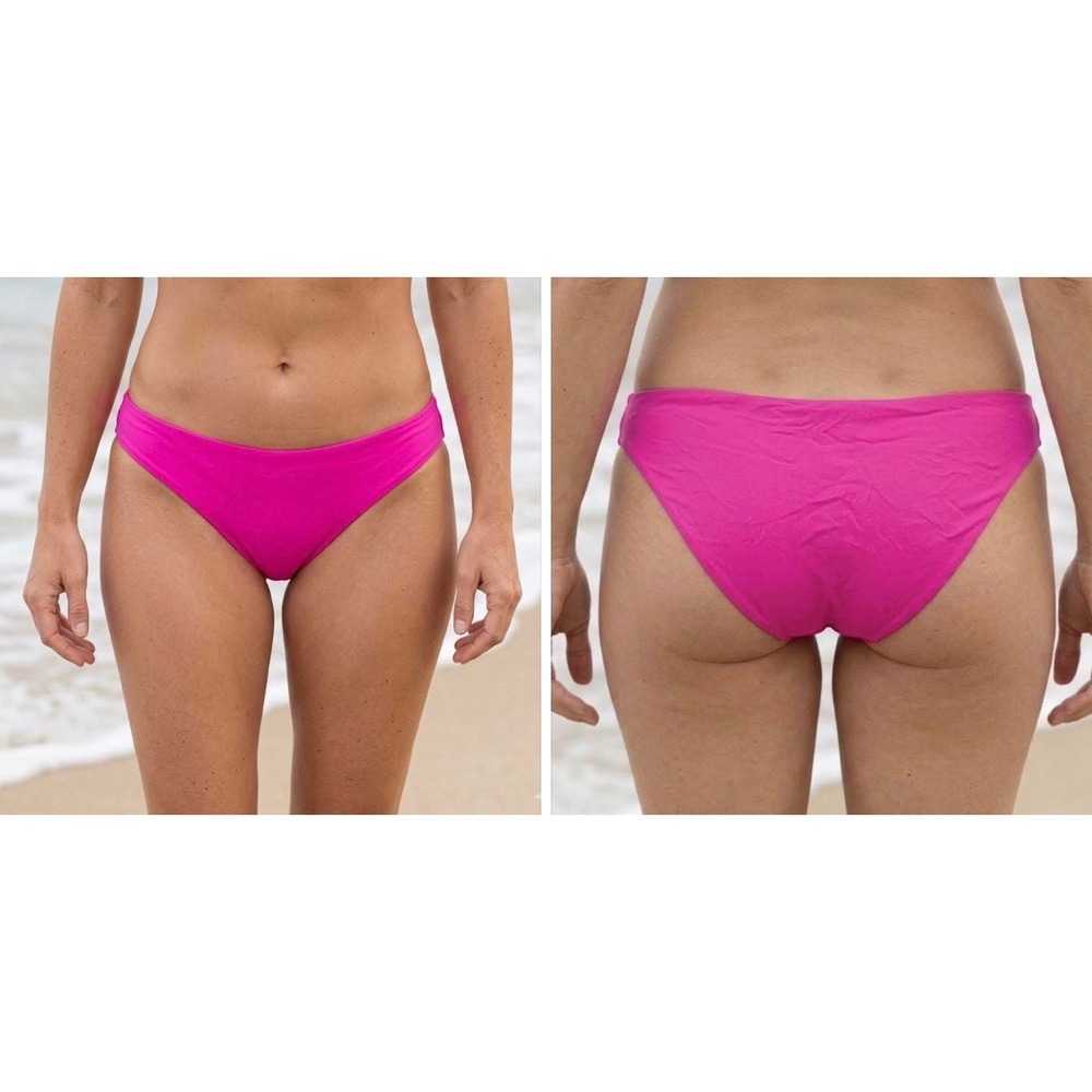 Gianni Bini Hot Pink‎ Low Rise Swim Bikini Bottom Sz XL